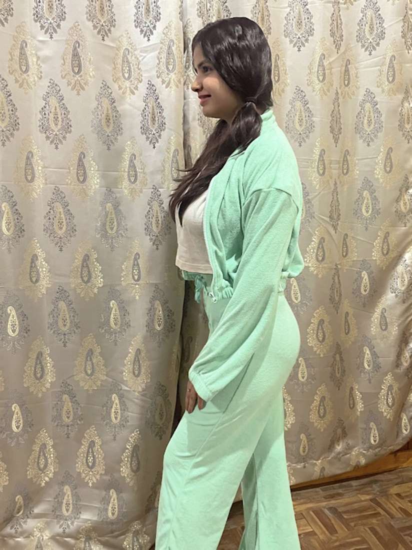 Mint green bomber jacket online
