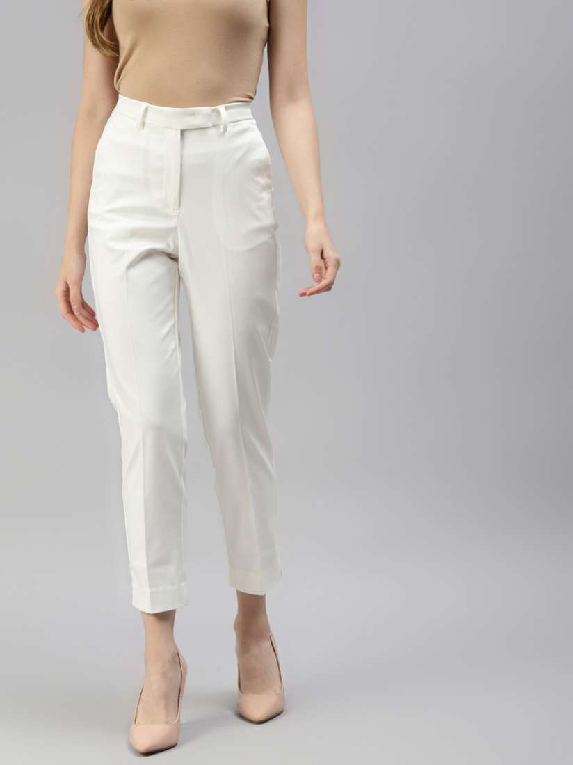 White culotte trousers on sale