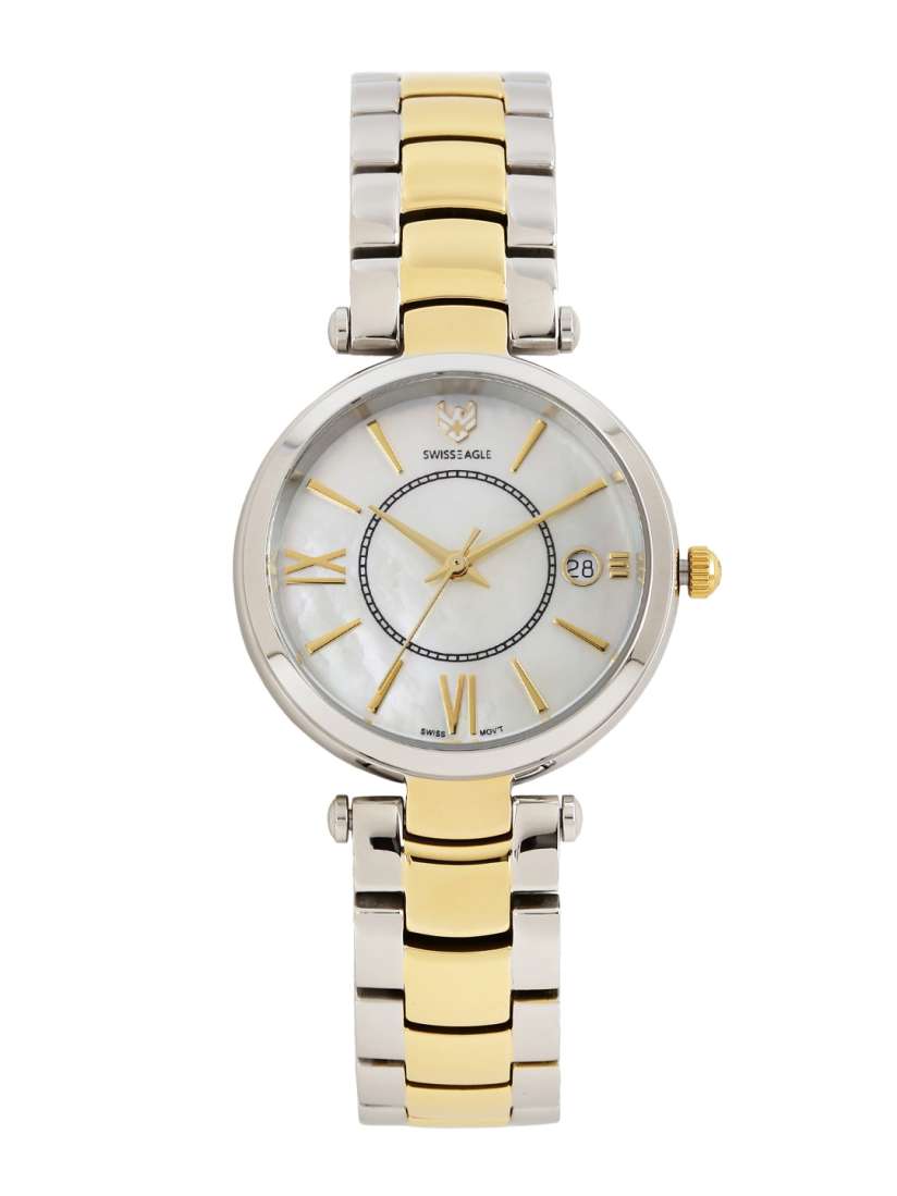 Buy Swiss Eagle Women Pearly White Analogue Watch SE 9096B TTYG 03 Watches for Women 1618398 Myntra