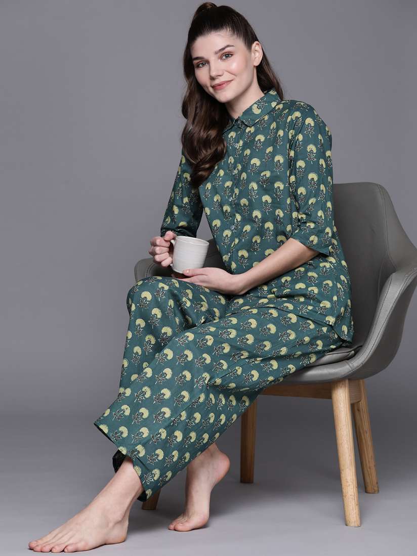 Cotton pyjamas for ladies myntra outlet