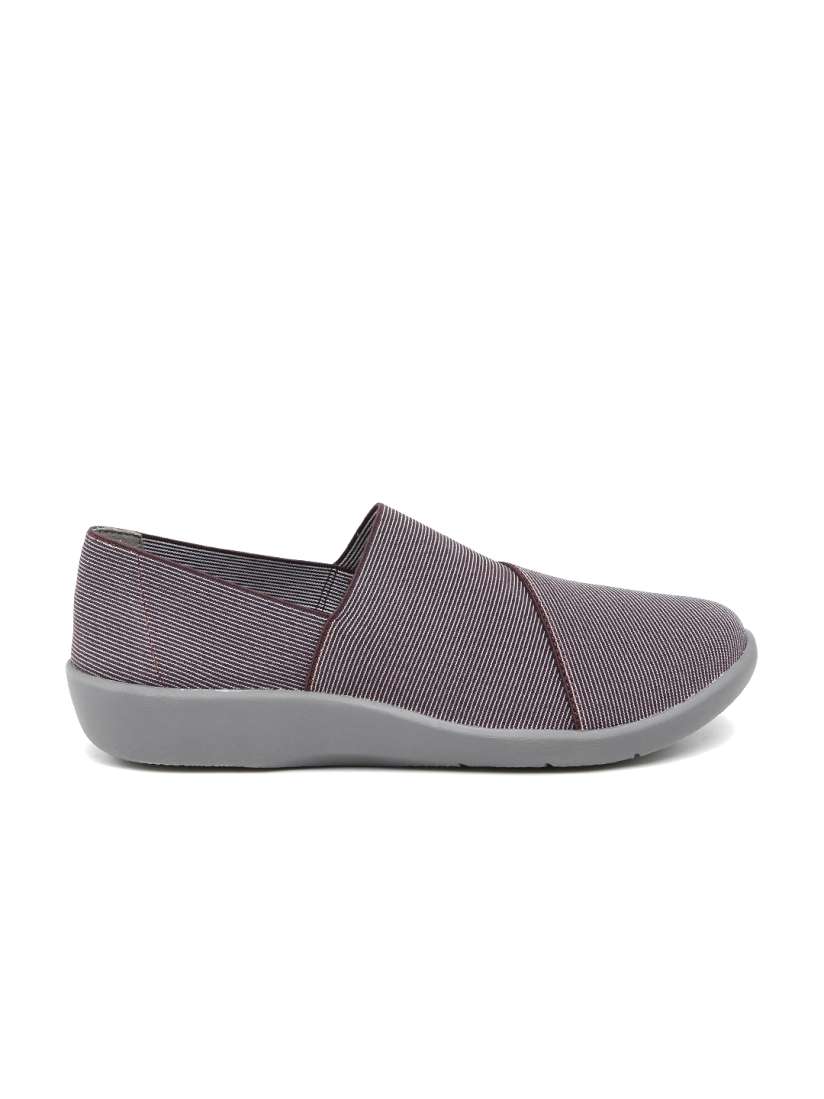 Buy Clarks Women Maroon Sillian Firn Slip Ons Casual Shoes for Women 1619152 Myntra