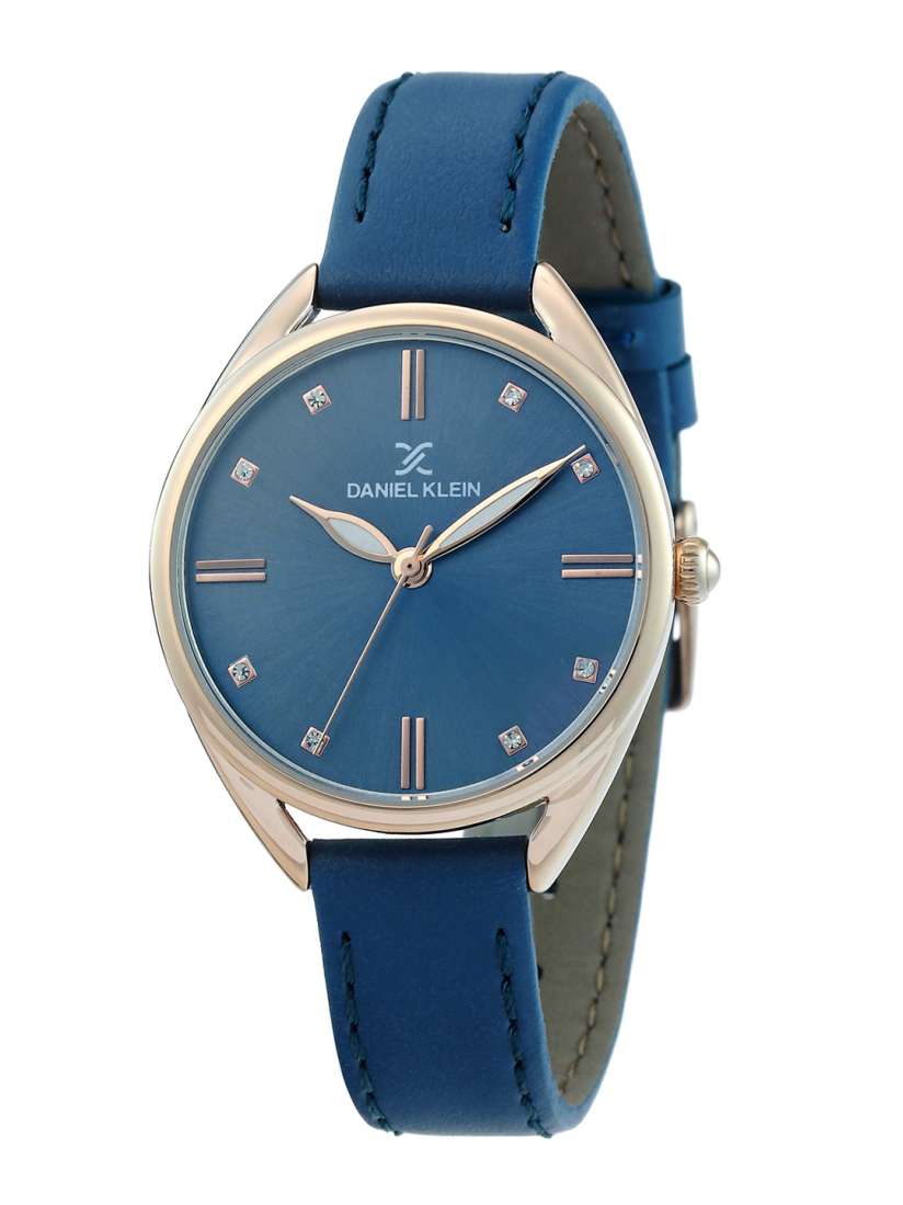 Buy Daniel Klein Women Blue Dial Blue Leather Straps Analogue Watch Watches for Women 16193380 Myntra