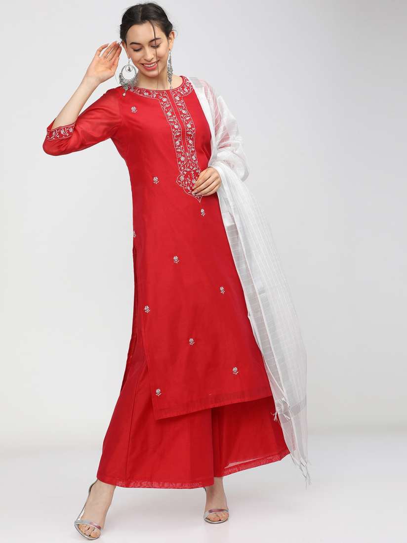 Vishudh kurta palazzo sets myntra hot sale