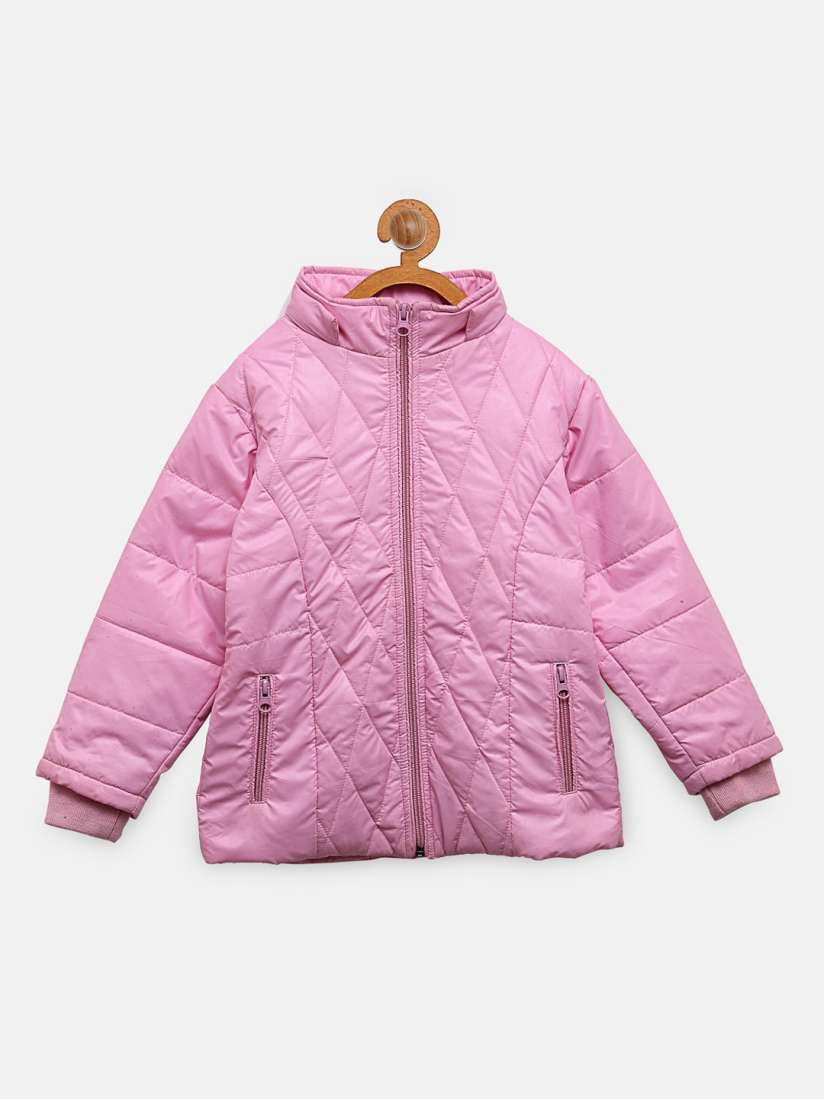 Buy NYNSH Girls Pink Quilted Jacket Jackets for Girls 16198274 Myntra