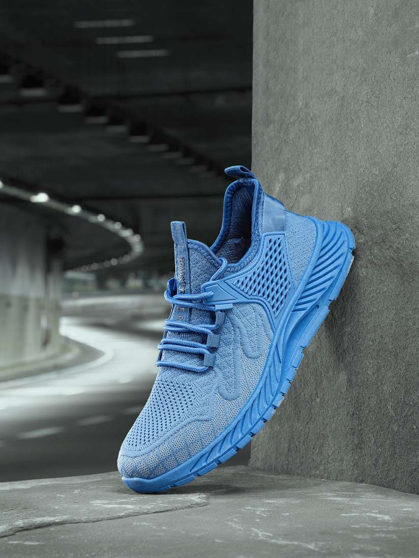 Buy Roadster Men Blue Woven Design Running Shoes Sports Shoes for Men 16204266 Myntra