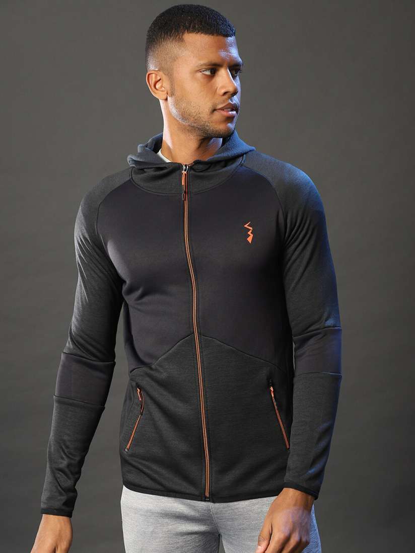 Buy Campus Sutra Men Black Lightweight Sporty Jacket Jackets for Men 16205620 Myntra