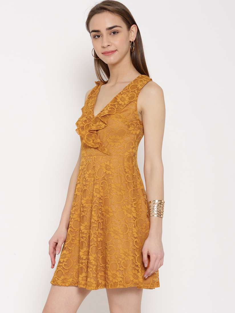 Yellow lace dress forever 21 new arrivals