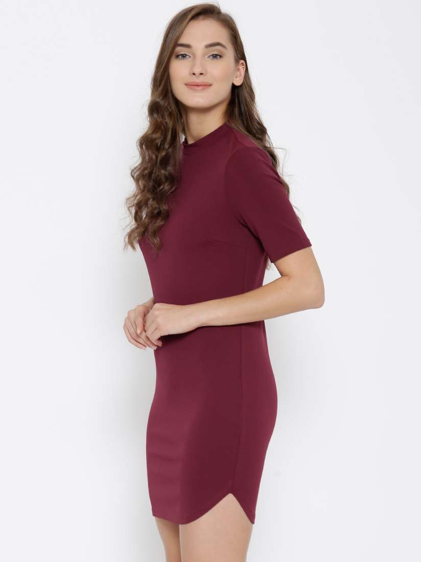 Forever 21 maroon dress outlet