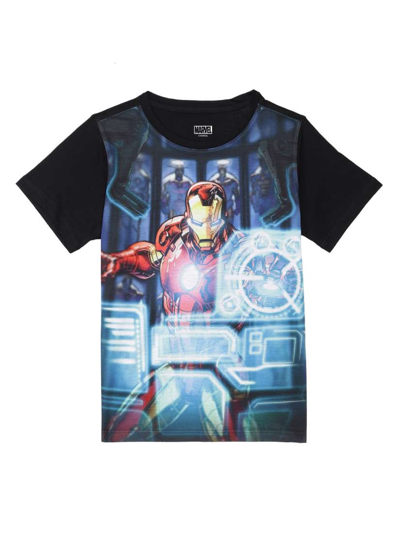 Iron man t shirt myntra top