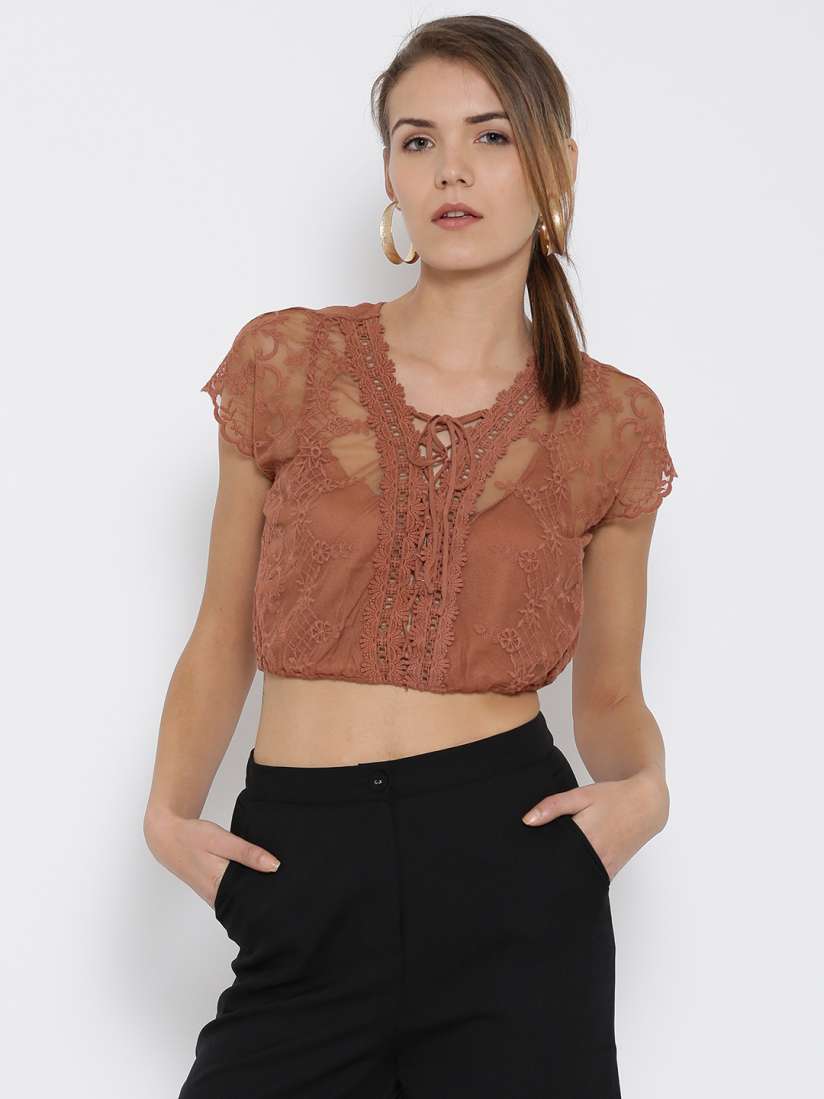 Forever 21 lace crop top new arrivals