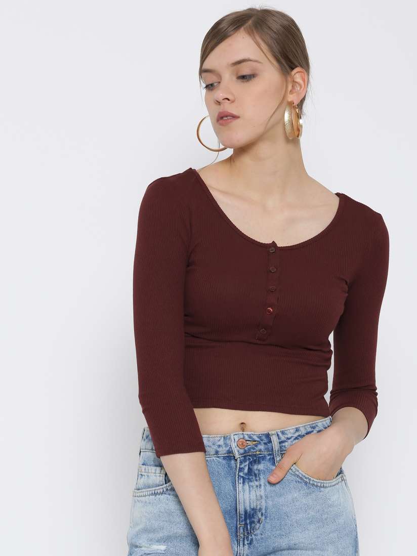 burgundy tops forever 21
