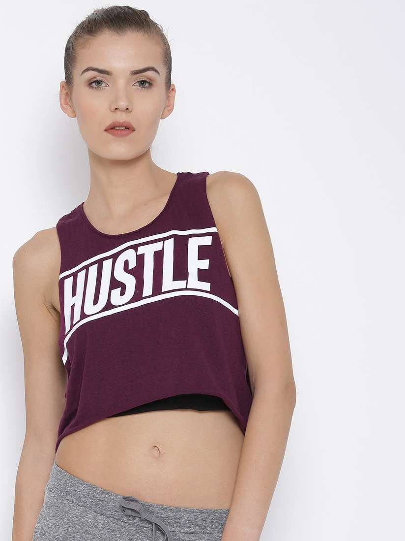 forever 21 purple crop top