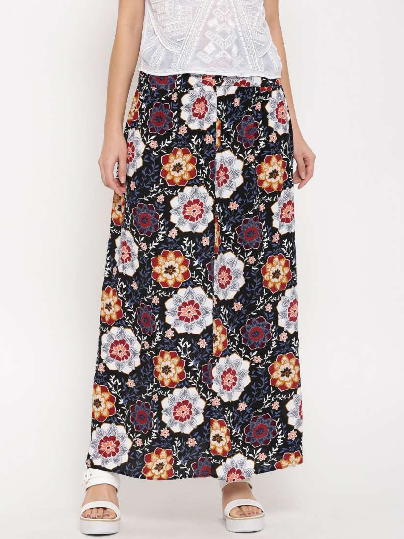 Forever 21 floral long skirt store