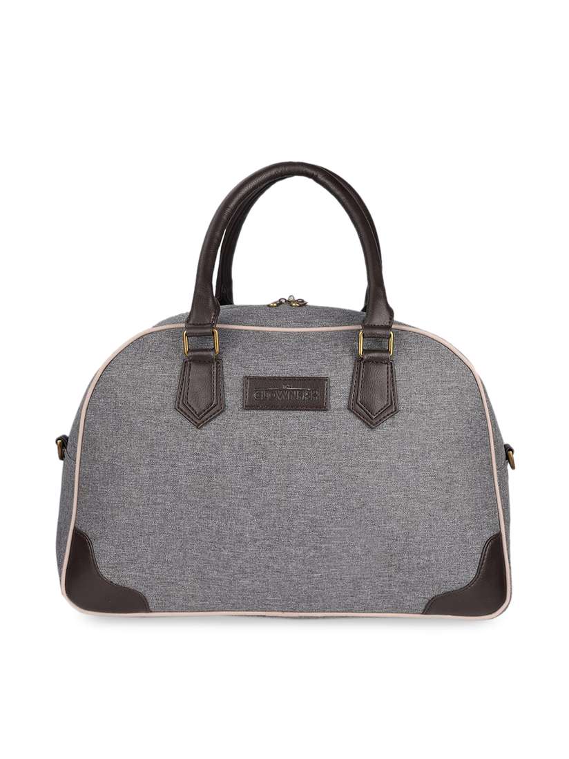 Buy THE CLOWNFISH Clara Unisex Grey Solid Tapestry Fabric Travel