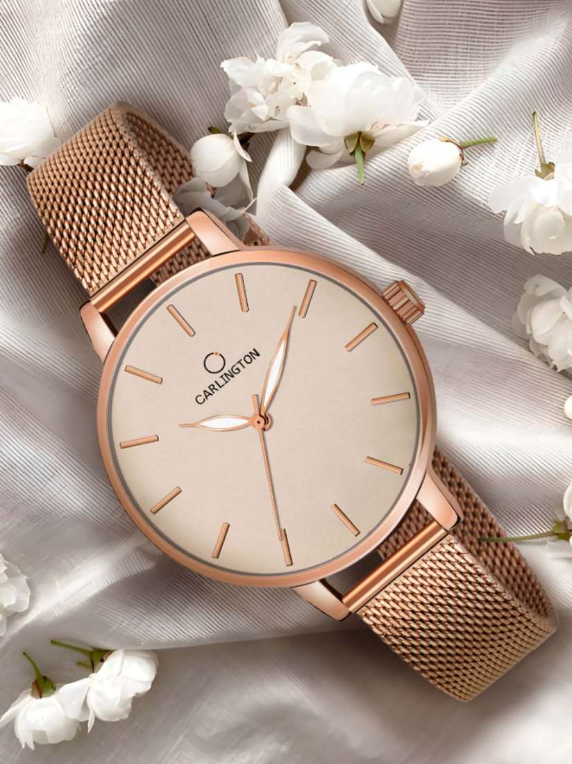 Myntra rose gold watches deals