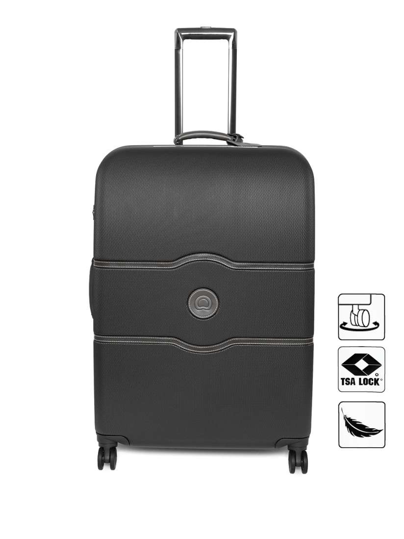 Buy DELSEY Unisex Black CHATELET H Large Trolley Suitcase Trolley Bag for Unisex 1624140 Myntra