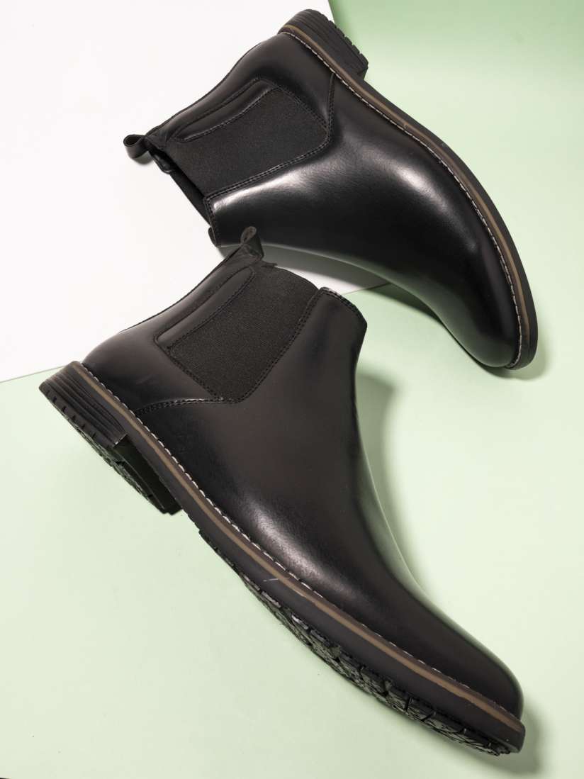 Mens flat chelsea boots deals