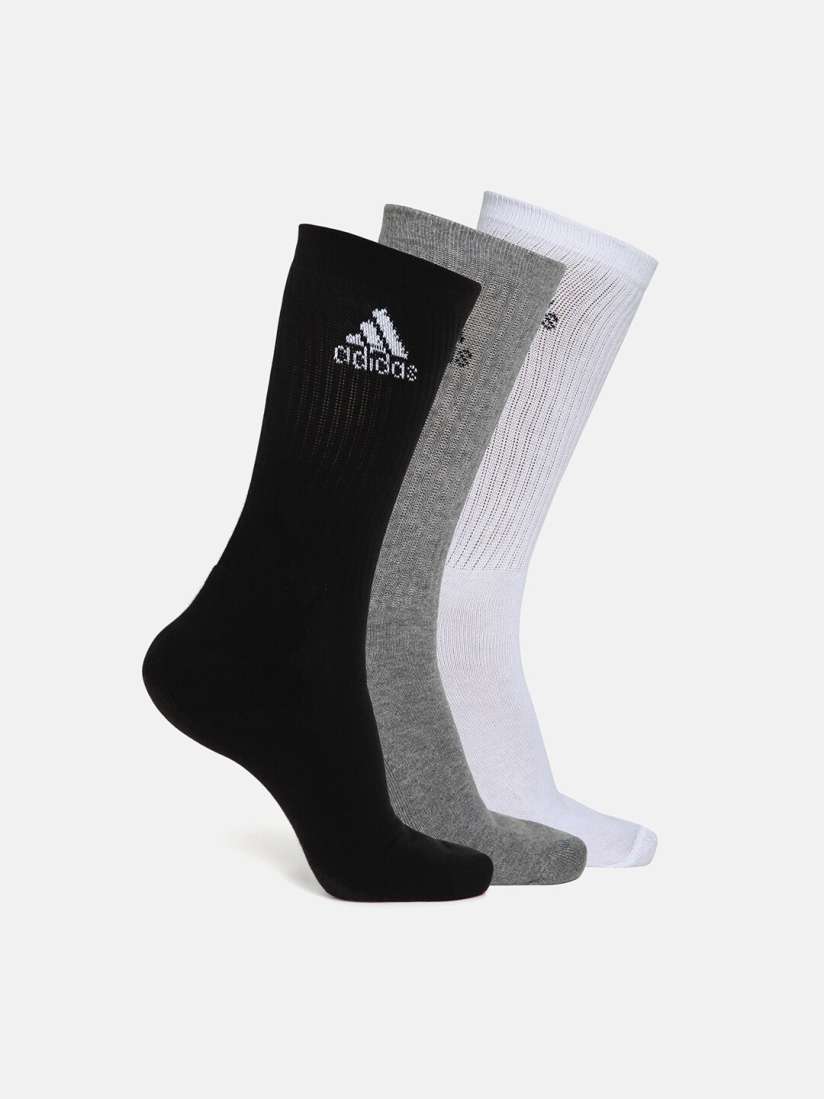 Buy ADIDAS Men Pack of 3 Grey Black Socks Socks for Men 16242910 Myntra