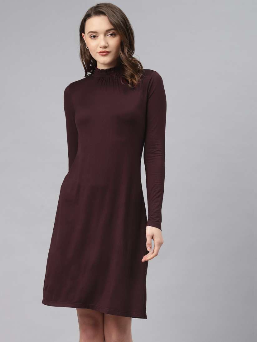 Marks and spencer burgundy dress outlet