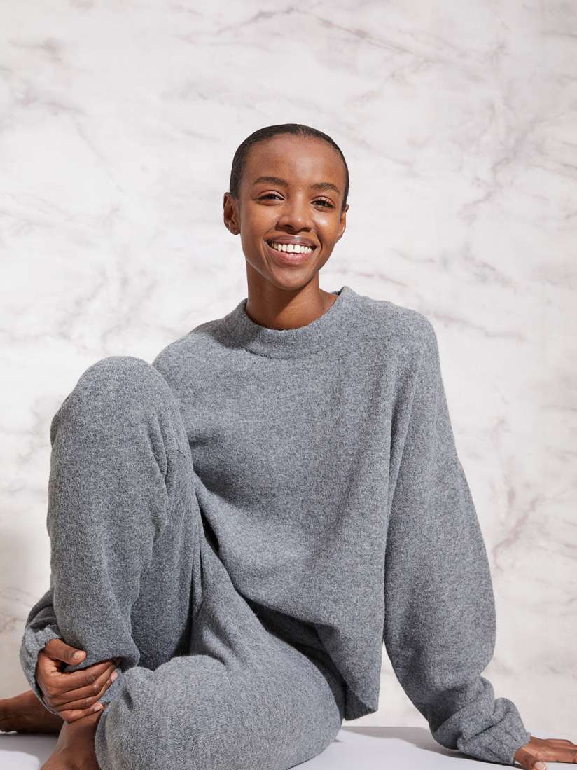 Ladies grey jumper discount