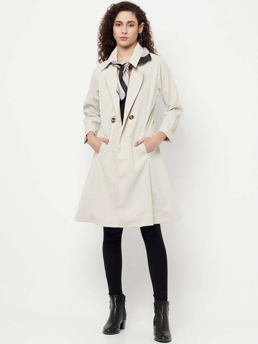 Trench coat myntra sale