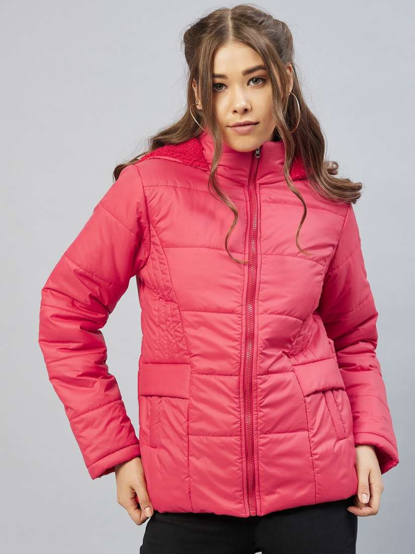Pink lightweight parka new arrivals