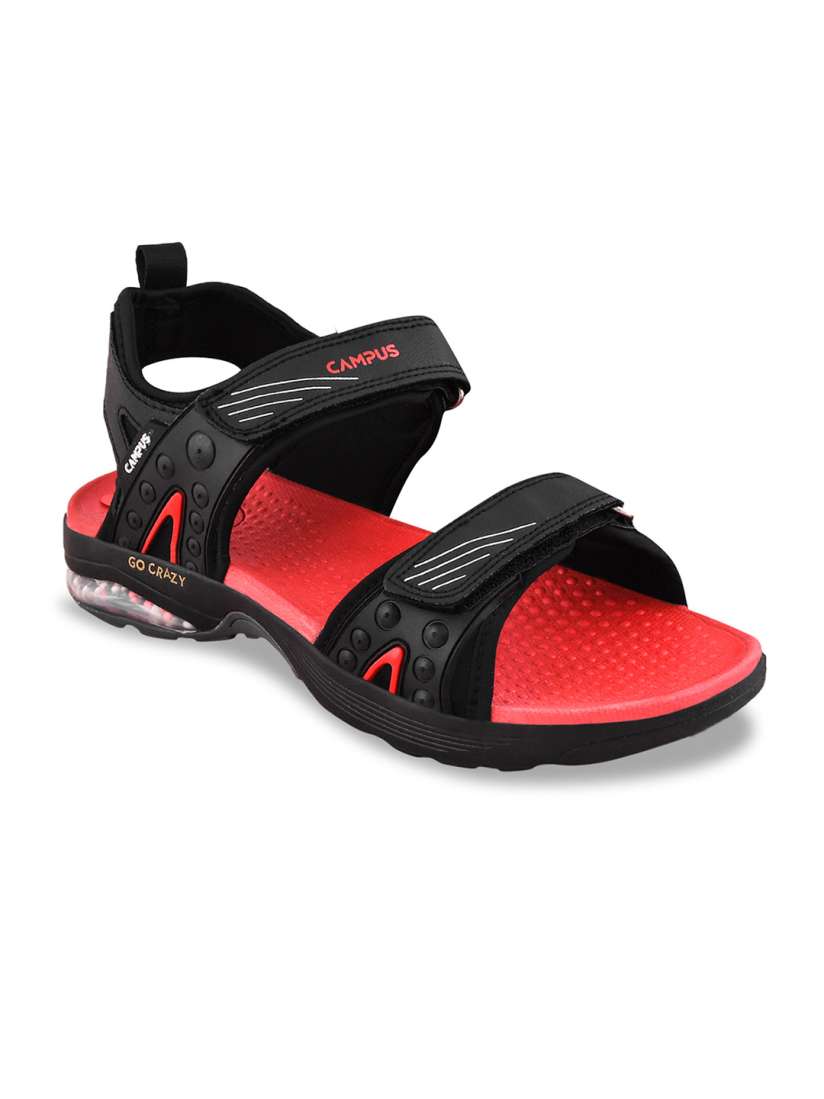 Buy Campus Men Black Red Printed Sports Sandals Sandals for Men 16257196 Myntra