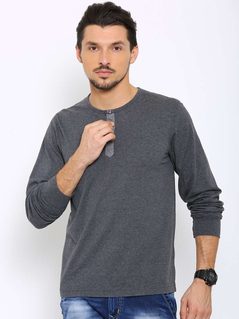 full sleeve t shirts myntra