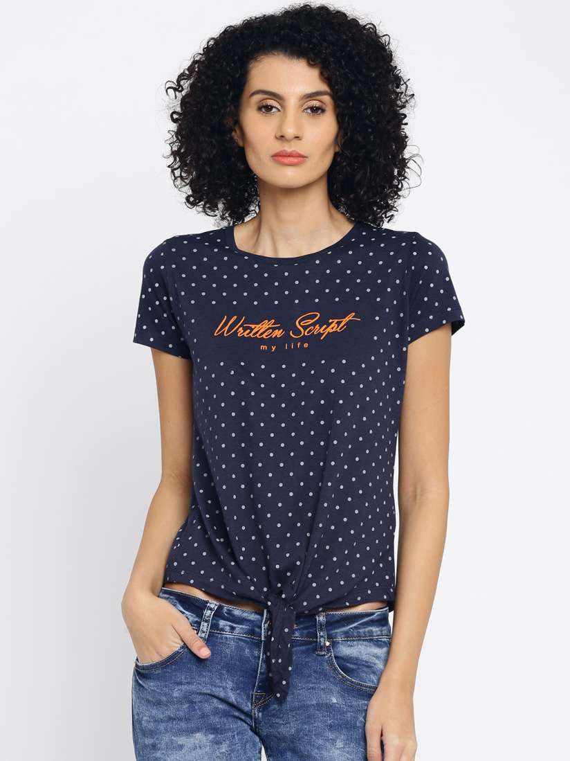 Jeans tops for ladies myntra cheap
