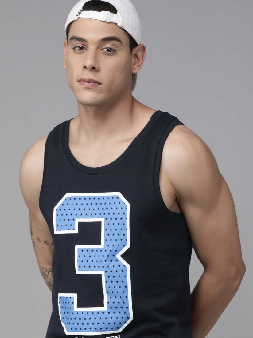 Buy U.S. Polo Assn. Men Printed Comfort Fit Pure Cotton Innerwear Vest Innerwear Vests for Men 16265120 Myntra