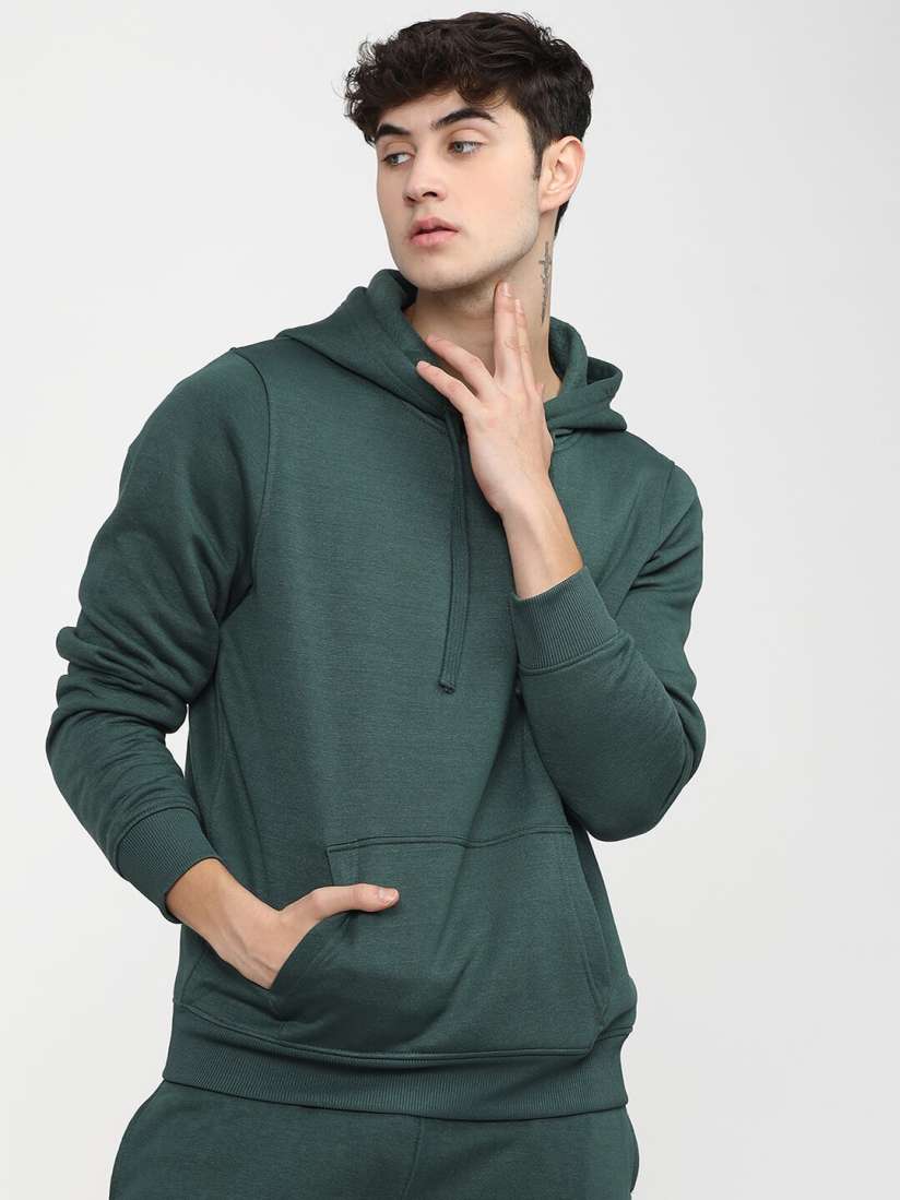 Buy HIGHLANDER Men Green Hooded Sweatshirt Sweatshirts for Men 16269620 Myntra
