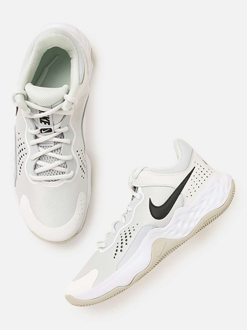Buy Nike Men White FLY.BY MID 3 Leather Basketball Shoes Sports Shoes for Men 16273912 Myntra