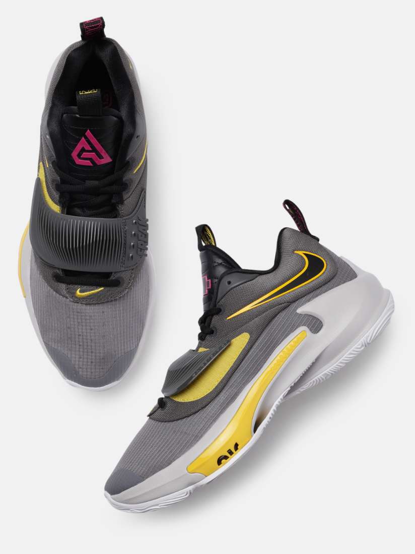 Buy Nike Unisex Grey Zoom Freak 3 Basketball Shoes Sports Shoes for Unisex 16274006 Myntra