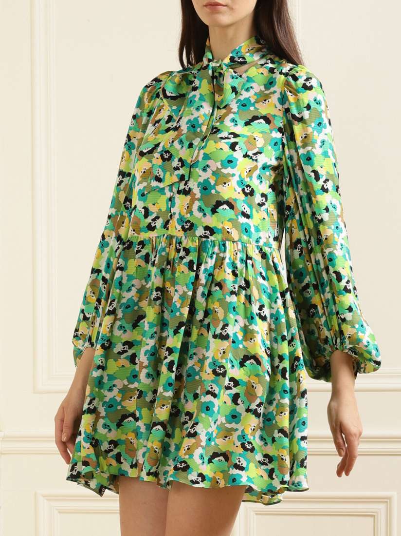 Ted baker green floral dress cheap