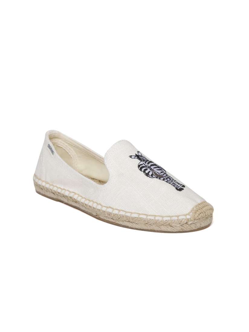 Buy Soludos Women Off White Embroidered Espadrilles Casual Shoes for Women 1627768 Myntra