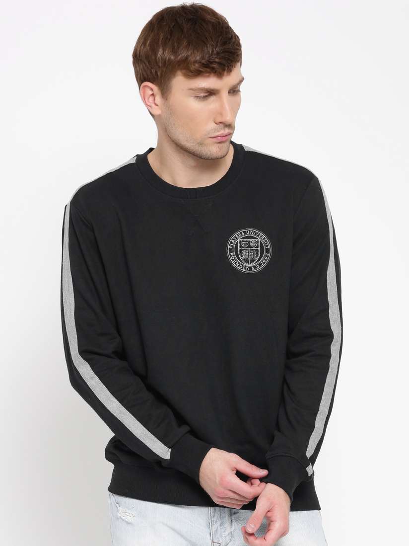 Ajio John Player Sweater V Neck Muscle Fit Knitwear Buy Blue