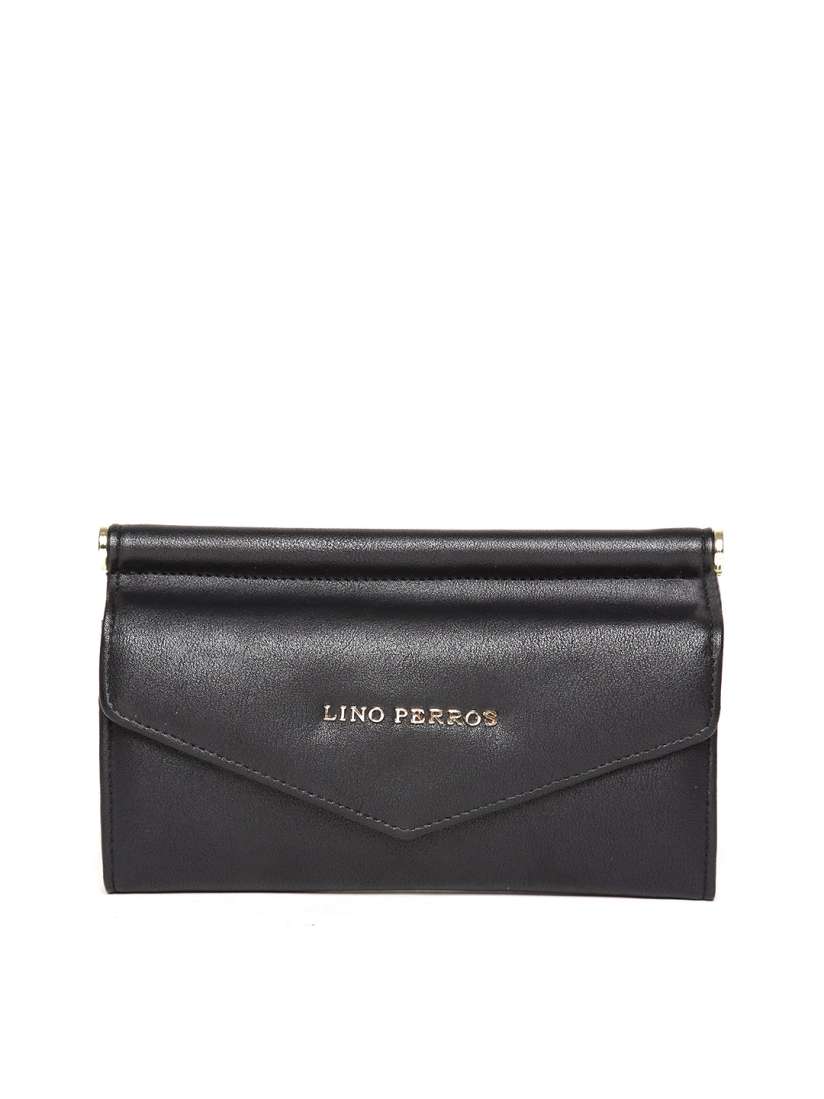 Buy Lino Perros Women Black Wallet Wallets for Women 1628687 Myntra