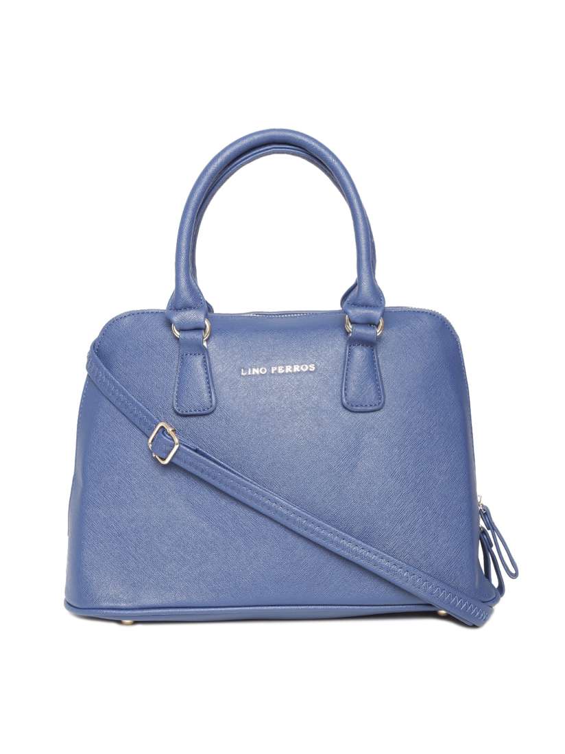 Buy Lino Perros Blue Handbag with Sling Strap Handbags for Women 1628899 Myntra