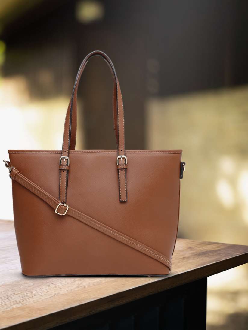 Buy Mast Harbour Brown Tote Bag Handbags for Women 1629740 Myntra