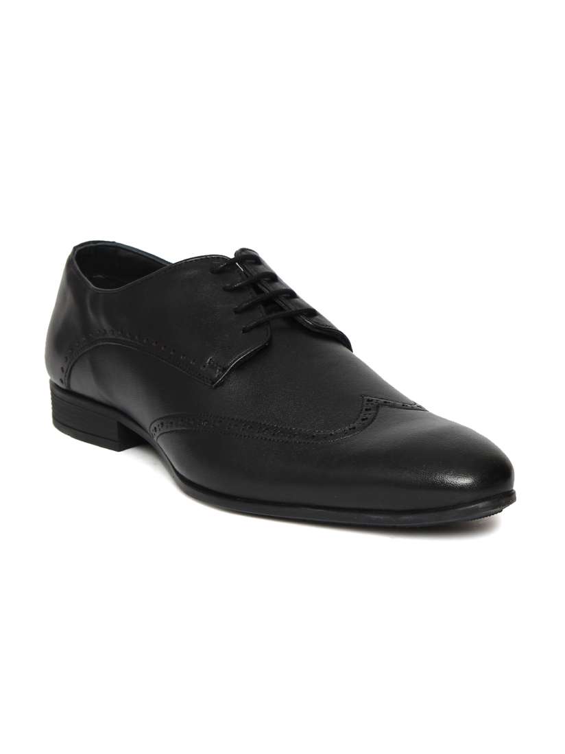 Buy Hush Puppies Men Black Leather Brogue Shoes Formal Shoes for Men 1629827 Myntra