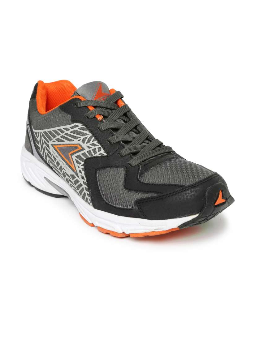 Buy Power Men Charcoal Grey Burton Running Shoes Sports Shoes for Men 1629864 Myntra