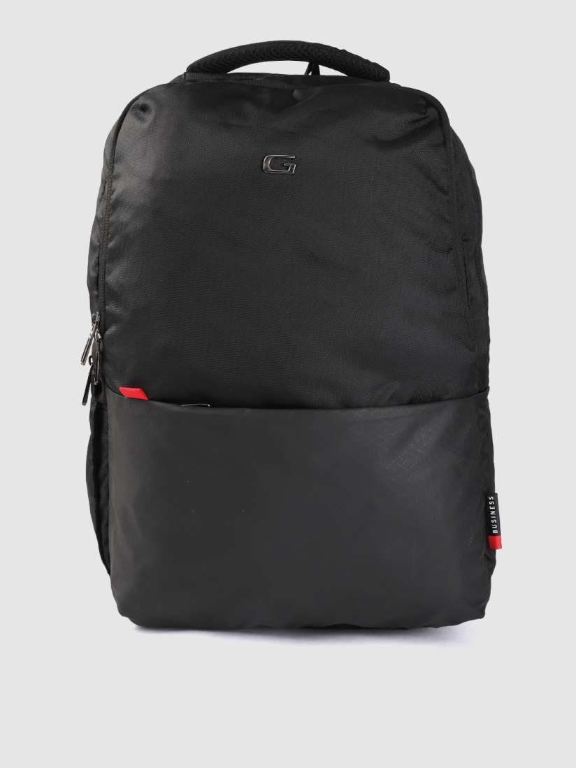 Buy Gear Unisex Black Solid 16 Inch Laptop Backpack Backpacks for Unisex 16304222 Myntra