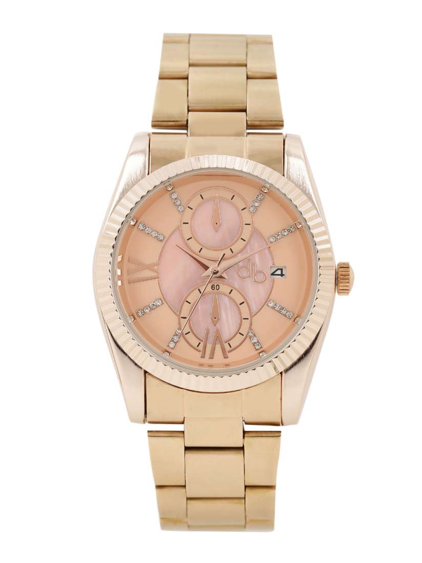 Buy DressBerry Women Rose Gold Toned Analogue Watch MFB PN WTH S4270 3A Watches for Women 1630829 Myntra