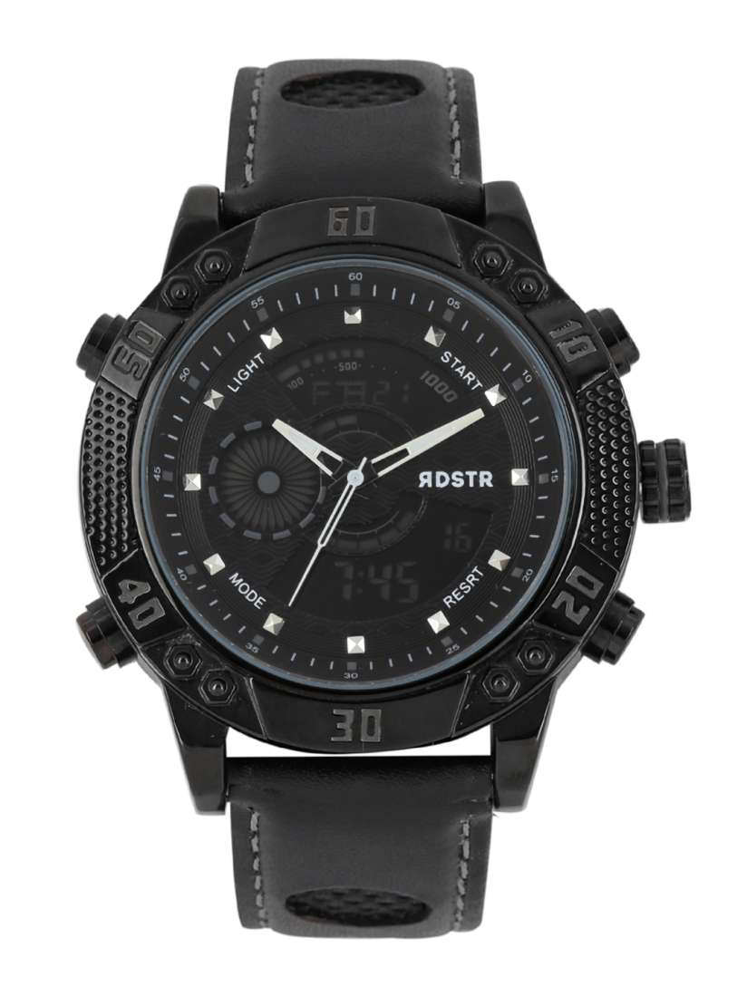 Buy Roadster Men Black Analogue Digital Chronograph Watch MFB PN WTH1609 A Watches for Men 1630930 Myntra