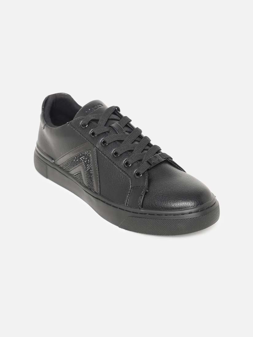 Buy ALDO Woman Black Textured Sneakers Casual Shoes for Women 16314988 Myntra