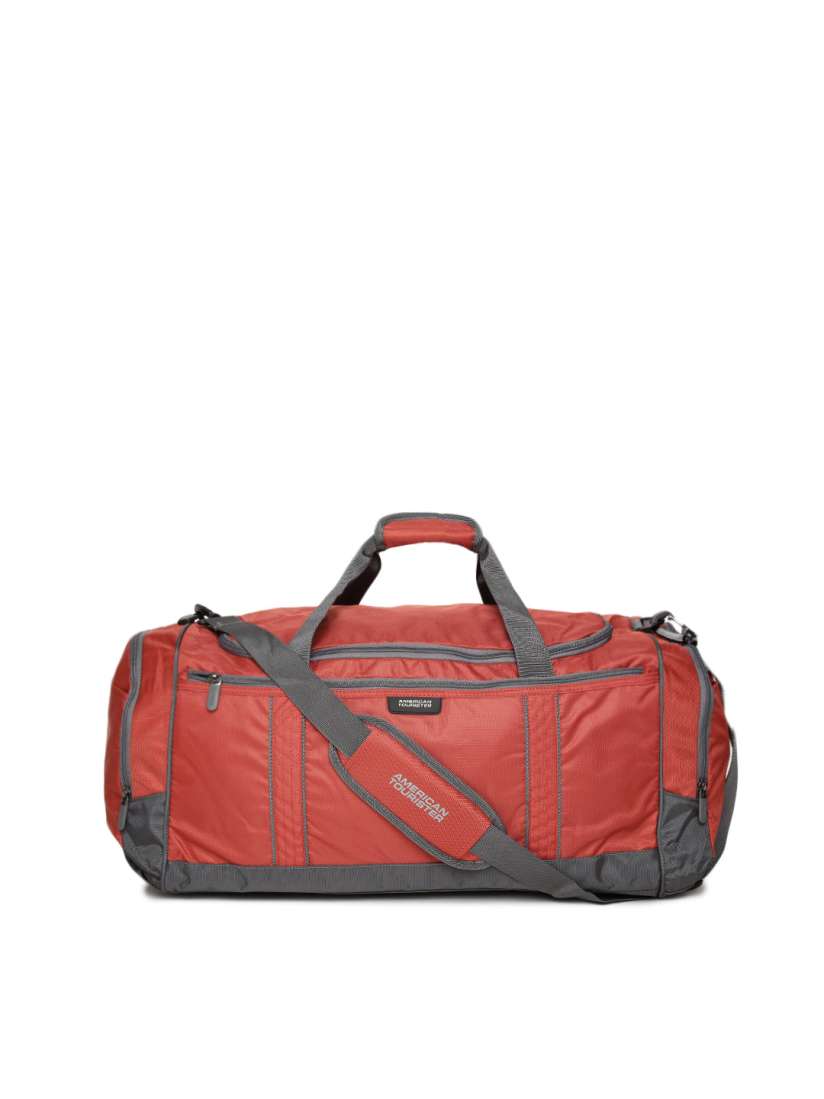 Buy AMERICAN TOURISTER Unisex Rust Orange Colourblocked Duffel Bag Duffel Bag for Unisex 1631548 Myntra