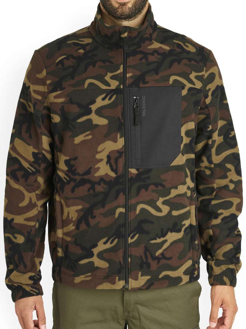 Buy SOLOGNAC By Decathlon Men Green Brown Camouflage Insulator Outdoor Quilted Hiking Jacket Jackets for Men 16318452 Myntra