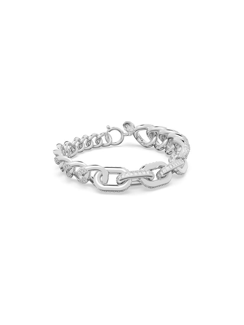 Buy SWAROVSKI Women Silver Toned Crystals Rhodium Plated Link Bracelet Bracelet for Women 16326170 Myntra