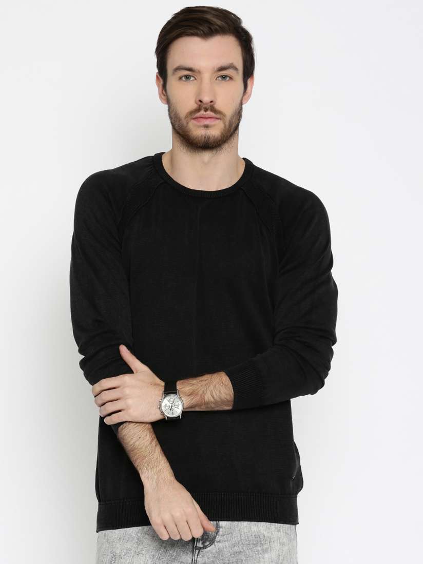 Buy Pepe Jeans Black Sweater Sweaters for Men 1632936 Myntra