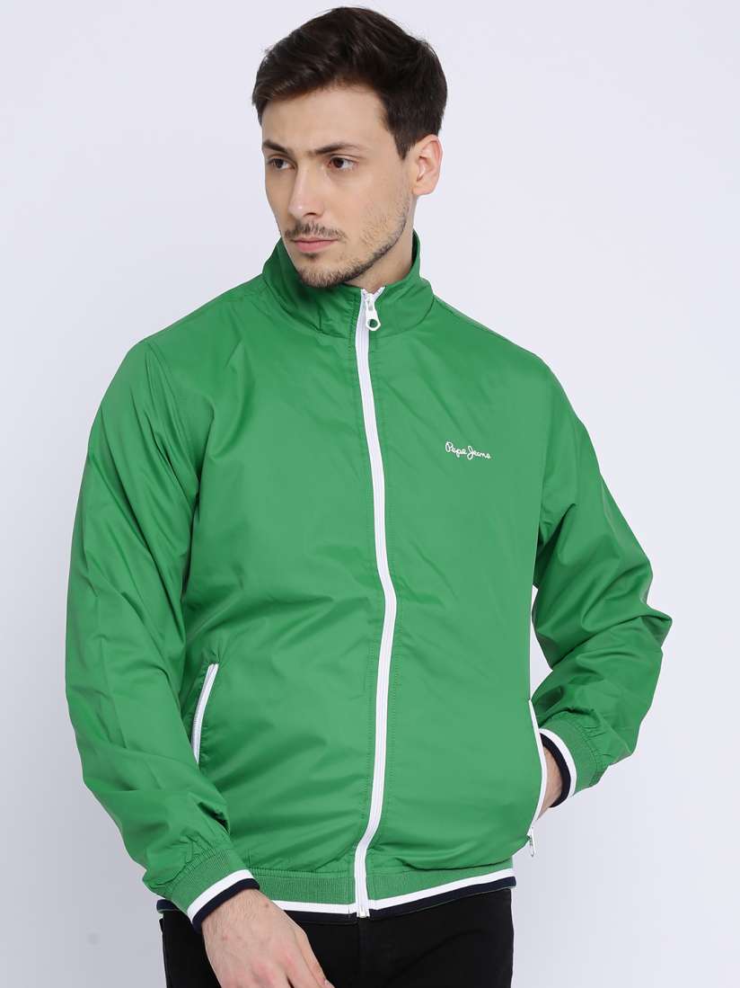 Buy Pepe Jeans Green Bomber Jacket Jackets for Men 1633025 Myntra